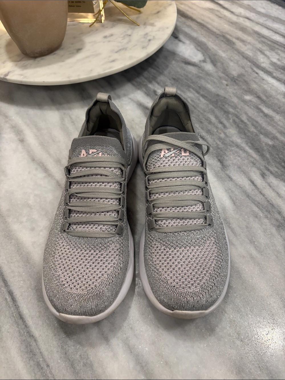 Baby pink and silver APL techloom breeze